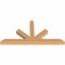 Ekena Millwork Saratoga Timber Gable Bracket, Western Red Cedar, 84"W x 42"H x 5 1/2"D x 5 1/2"F, 12/12 Pitch GBW084X42X0606SAR00SWR - alternate 4